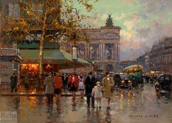 愛德華 科爾特斯 Place de l'Opera, Paris 愛德華 科爾特斯 Place de l'Opera, Paris